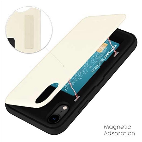 🎉🎉2x Host Pick🎉🎉 I-Phone Wallet Case For XR Card Holder Dual Layer - Picture 2 of 6